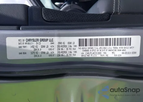 2014 Jeep Grand Cherokee Srt-8 z USA, uszkodzony, nr VIN 1C4RJFDJ4EC212691